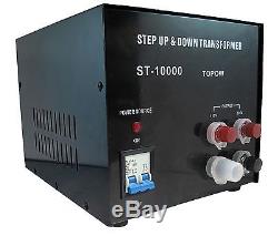 10000W Watt Step Up Down Electric Power Voltage Converter Transformer Heavy Duty