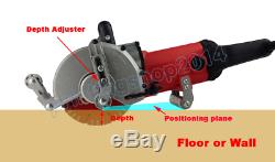 110V Wall Chaser Concrete Saw Electric Groove Cutting Machine Slotter HeavyDuty
