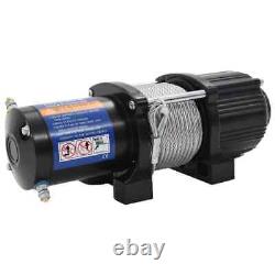 12V Electric Winch 4500lb Remote Control Heavy Duty Rope ATV Boat 4x4 Recovery