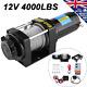12v Electric Winch Heavy Duty Atv Trailer Boat Recovery Remote Switch