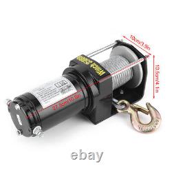12V Electric Winch Heavy Duty ATV Trailer Boat Recovery Remote Switch 3500lb UK