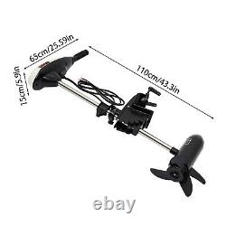 12V Heavy Duty Electric Outboard Motor Trolling Motor 65LBS Fishing Boat Engine