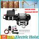 12v Electric Winch Steel Cable 4500lb Heavy Duty Atv Truck Trailer Boat Recovery