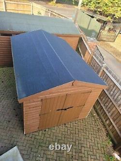 12x8 Shed dismantled incl flooring insulation electric and lights heavy duty