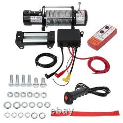 13000lbs 12v Electric Recovery Truck 4x4 Winch Heavy Duty Steel Cable