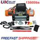 13500lbs 4x4 Electric Recovery Rhino Winch (not 13000lb) 2 Remotes Heavy Duty