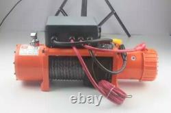 13500lbs 12v Electric Recovery Truck 4x4 Winch Heavy Duty Steel Cable 6 Ton