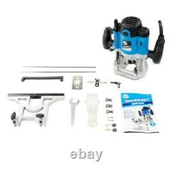 1500W 1/2 Inch Heavy Duty Plunge Router Cutter Electric 240V By Silverline
