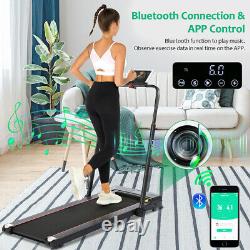 2.0HP Electric Treadmill Fitness Foldable Heavy Duty Exercise Running Machine UK