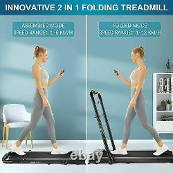 2.0HP Folding Electric Treadmill Fitness Running Machine Exercise Heavy Duty HOT