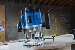 2050W 1/2 Plunge Router Heavy Duty Electric Variable Speed Cutter 240V