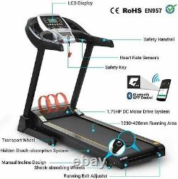 3.25 HP Electric Incline Treadmill Motorised Folding Running Machine Heavy Duty