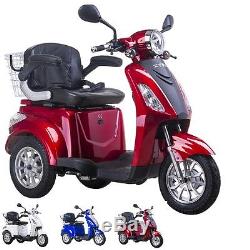 3 Wheeled ELECTRIC MOBILITY SCOOTER 48V 4x20AH 500W Road Legal FREE DELIVERY