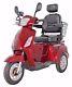 3 Wheeled Red Electric Mobility Scooter 60v100ah 600w Fast Free Uk Delivery