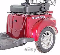 3 Wheeled RED ELECTRIC MOBILITY SCOOTER 60V100AH 600W FAST FREE UK DELIVERY