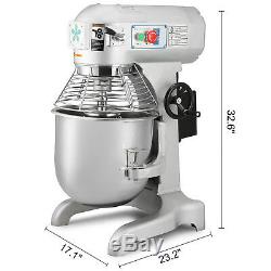 30L Commercial Dough Mixer Cake Food Heavy Duty Planetary Mixer Three Speeds