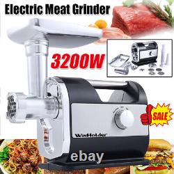 3200W Heavy Duty Commercial Electric Meat Grinder Sausage Maker Filler Mincer UK