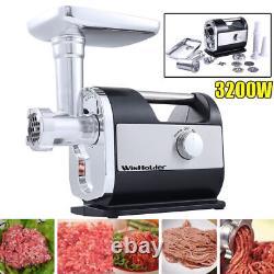 3200W Heavy Duty Electric Meat Grinder Food Sausage Maker Filler Mincer Stuffer