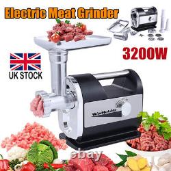 3200W Heavy Duty Electric Meat Grinder Food Sausage Maker Mincer Stuffer Machine