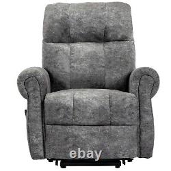 330lbs Heavy Duty Electric Power Lift Recliner Chair Motion Reclining Sofa Gray