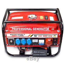 4 Stroke 8500 WE Heavy Duty Portable Petrol Generator with ELECTRIC START KEY