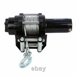 4000LBS Heavy Duty Electric Recovery Winch 12V Remote Control Rope Trailer Truck