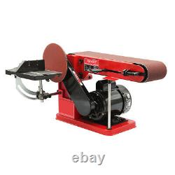 400w Heavy Duty Electric Bench Sander 90° Grinder Belt Disc 60° Sanding Machine
