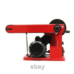400w Heavy Duty Electric Bench Sander 90° Grinder Belt Disc 60° Sanding Machine