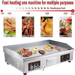 4400W 73cm Large Electric Griddle Counter Top Grill BBQ Commercial Heavy Duty UK