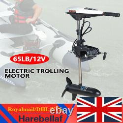 65LBS 12V Heavy Duty Electric Outboard Motor Trolling Motor Fishing Boat Engine