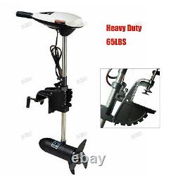 65LBS Heavy Duty Electric Outboard Motor Trolling Motor Fishing Boat Engine 600W