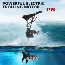 65LBS Heavy Duty Electric Outboard Motor Trolling Motor Fishing Boat Engine 600W