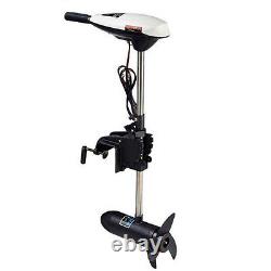 65LBS Heavy Duty Electric Outboard Motor Trolling Motor Fishing Boat Engine 600W