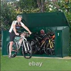 7'7 x 3'4 Electric Bike Storage Shed Garden DIY Utility Store 2.3m x 1.05m Green