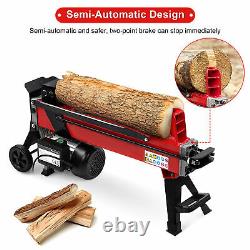 7 Ton Electric Heavy Duty Hydraulic Log Splitter Wood Timber Cutter Equipment Uk