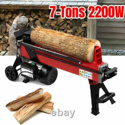 7 Tons Electric Hydraulic Log splitter 1500W Fast Wood Timber Cutter Heavy Duty