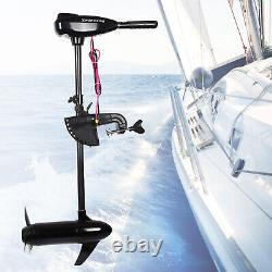 85LBS Heavy Duty Electric Outboard Trolling Brush Motor for Fishing Boat 24V New