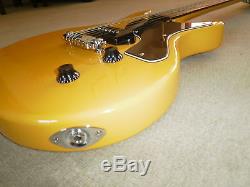 ANTORIA Guitar New Yorker Les Paul Junior Yellow With Heavy Duty Carrry Bag
