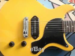 ANTORIA Guitar New Yorker Les Paul Junior Yellow With Heavy Duty Carry Bag