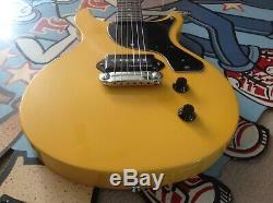 ANTORIA Guitar New Yorker Les Paul Junior Yellow With Heavy Duty Carry Bag