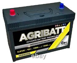 AgriBatt ELB120 Heavy Duty Electric Fence Battery 12V 106Ah