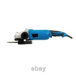 Angle Grinder 230mm Heavy Duty Electric 2400w 180 Degree Handle