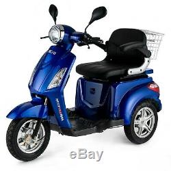 BLUE Trike 3 Wheeled ELECTRIC MOBILITY SCOOTER 900W VELECO ZT15