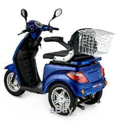 BLUE Trike 3 Wheeled ELECTRIC MOBILITY SCOOTER 900W VELECO ZT15