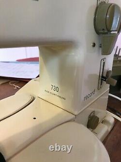 Bernina 730 Heavy Duty Sewing Machine With Foot Pedal, Lots Of Feet And Case