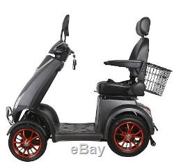 Black 4 Wheeled 500W Electric Mobility Scooter FREE Delivery -Green Power