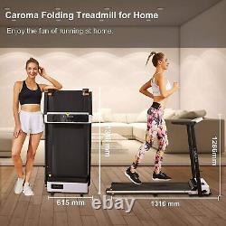 CAROMA Electric Treadmill Running Machine Heavy Duty Workout Walking Exercise 65