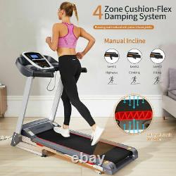 COROMAwithLCD Treadmill 3.25HP Gym Fitness Indoor Fold Heavy Duty Running Machine