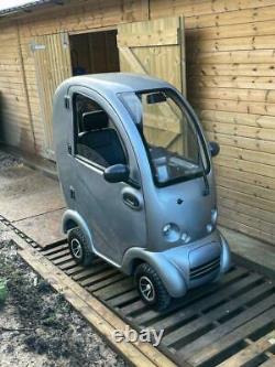 Cabin Car Enclosed Mobility Scooter 8mph Grey Only Covered 1 Mile