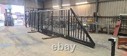 Cantilever electric sliding gate industrial heavy duty